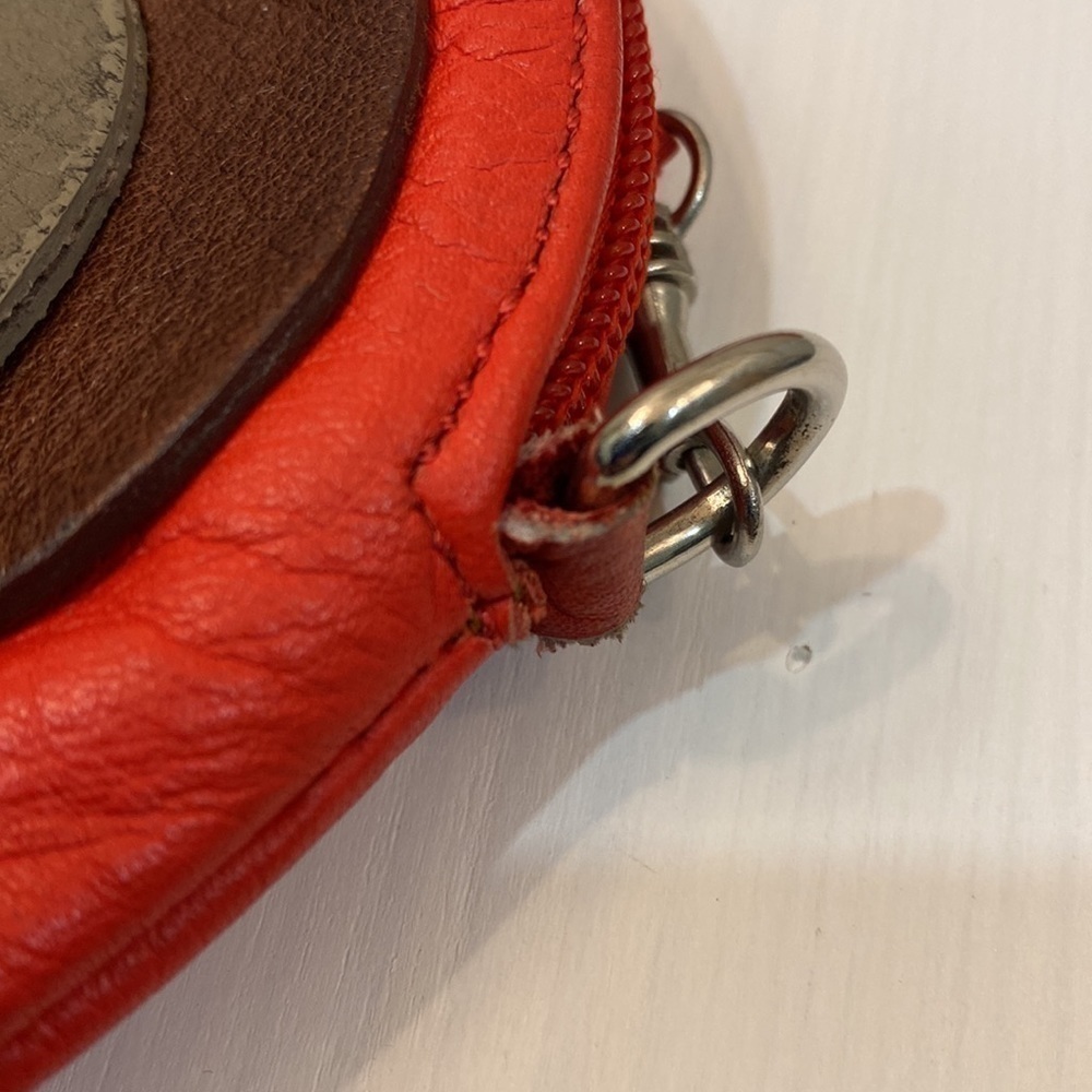 Vintage Genuine Italian Leather Rosette Purse - Picture 4 of 14
